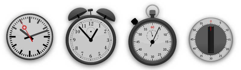 Clock, Countdown, Stopwatch & Timer